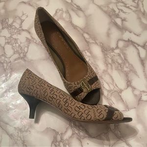 Brown Dexter Kitten Heels